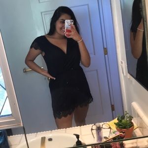 Black Topshop Romper